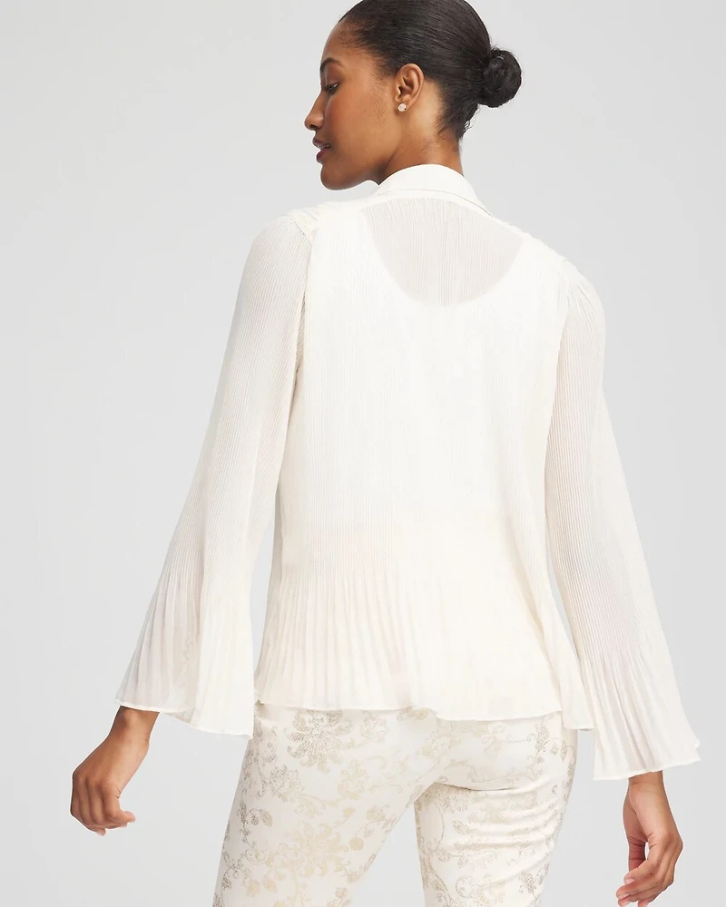 Pleated Georgette Blouse