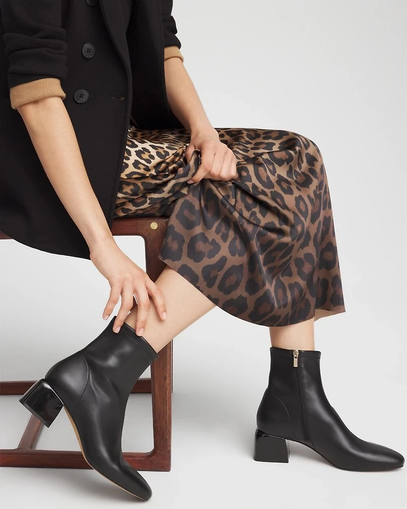 Lacquer Heel Stretch Boot