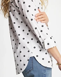 No Iron™ Stretch Perfect Dots Shirt