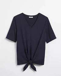 Tie-Front Top