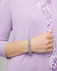 Silvertone Multistrand Bracelet