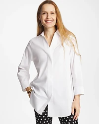 No Iron™ Stretch Splitneck Tunic
