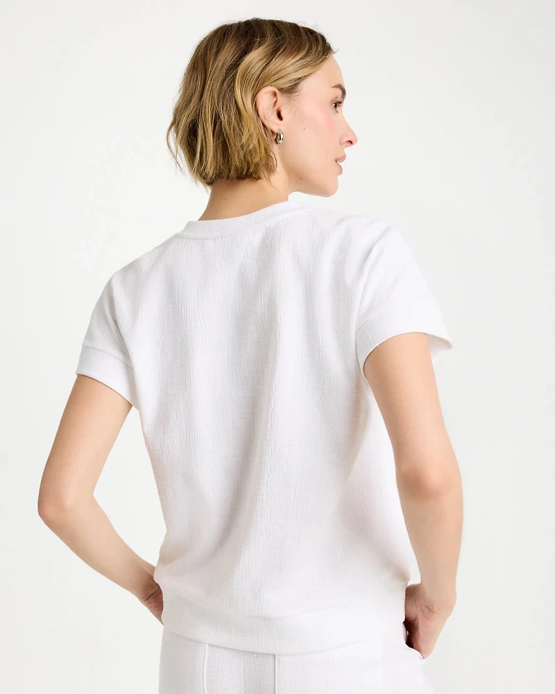 Zenergy® Crosshatch Knit Top