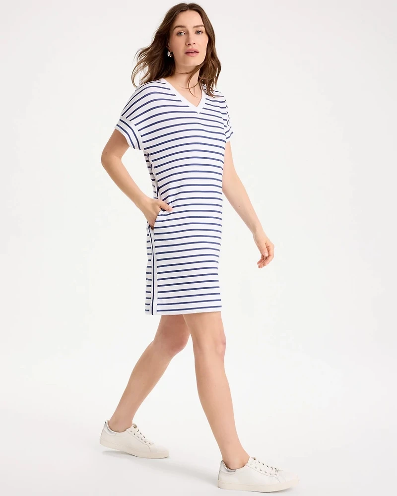 Zenergy® Soft Striped Contrast Dress