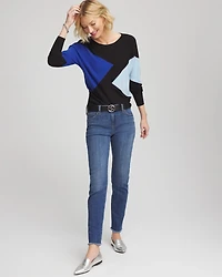 Ella Dolman Intarsia Pullover Sweater