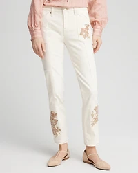 Girlfriend Ankle Utility Jeans