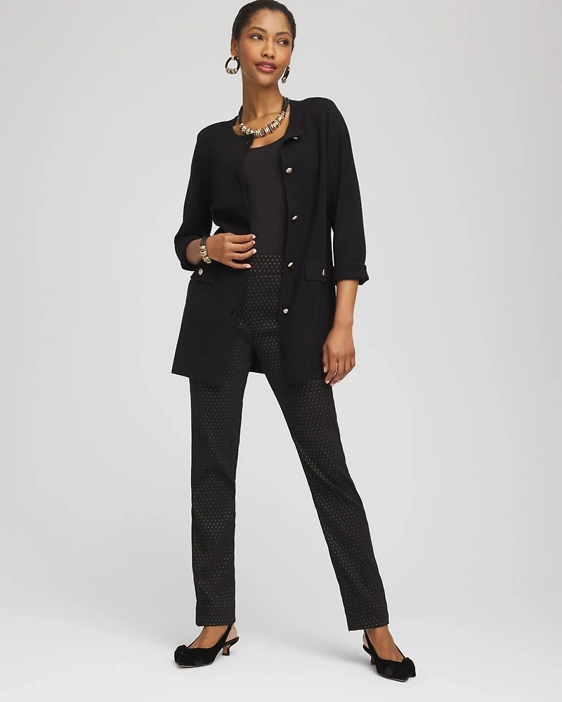 Button-Down Crewneck Coatigan