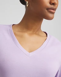 Everyday 3/4 Sleeve V-Neck Tee