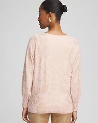 Ecovero™ Foiled Dolman-Sleeve Pullover