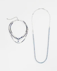 Multistone Convertible Beaded Necklace