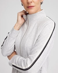 Zenergy® Double-Knit Lattice Trim Jacket