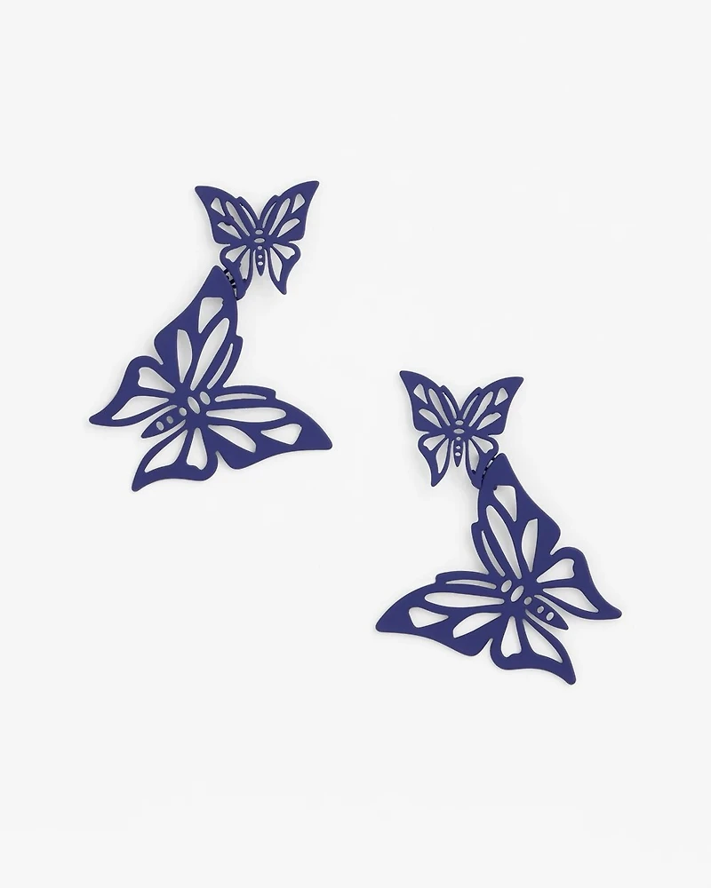 Butterfly Drop Earrings