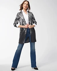Embellished Jacquard Cardigan Sweater