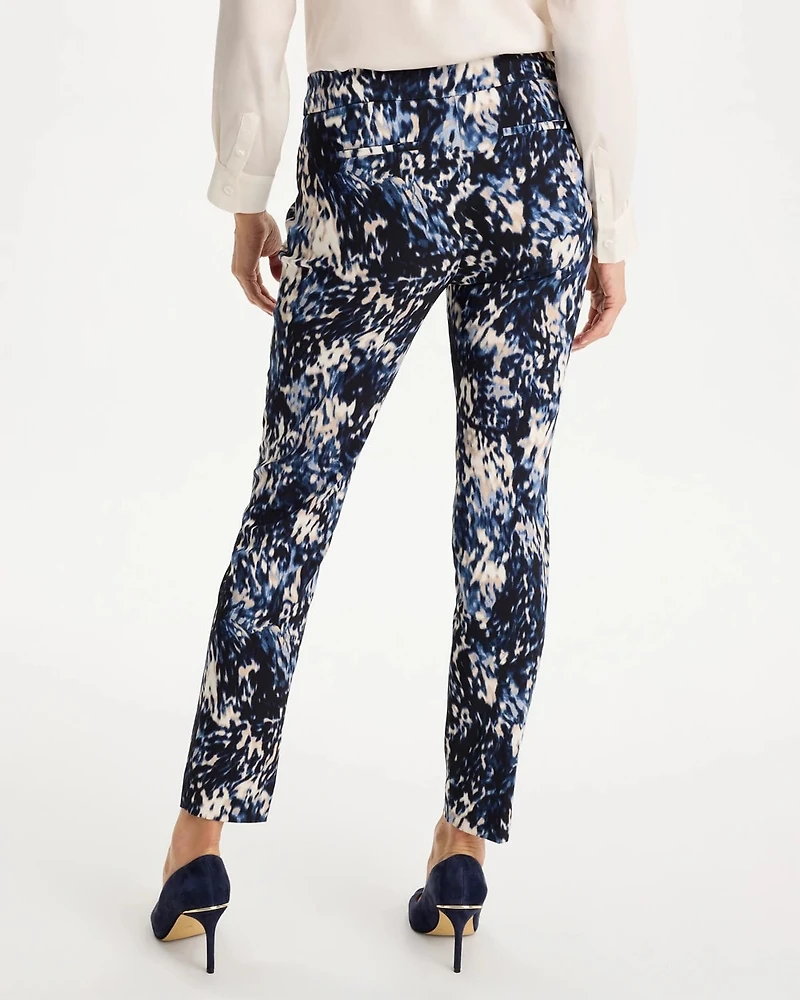 Brigitte™ Slim Swirled Pull-On Ankle Pants