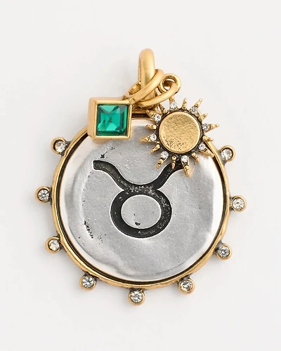 Taurus Zodiac Charm Pendant