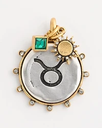 Taurus Zodiac Charm Pendant