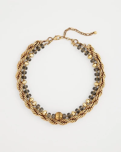 Convertible Short Beaded Necklace