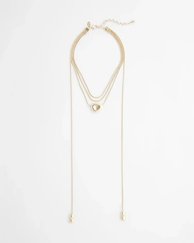 Faux Wrap Necklace
