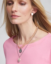 Pink Convertible Necklace