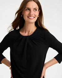 Travelers™ Knit Twist Front Top