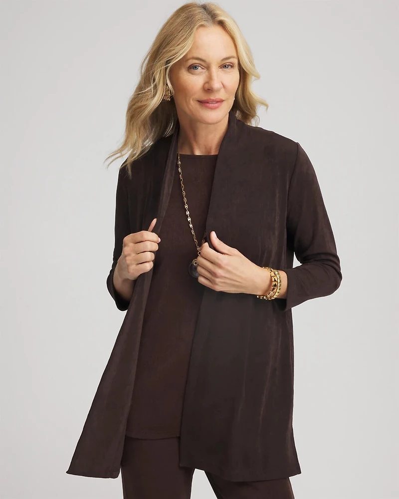 Travelers Classic Long Knit Jacket