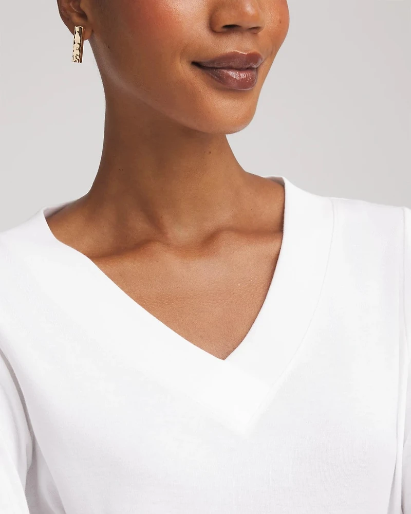 Short Pima 3/4 Sleeve Tee