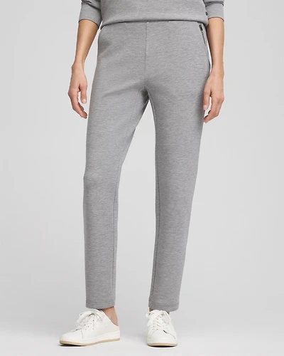 Zenergy® Scuba Heathered Tapered Ankle Pants