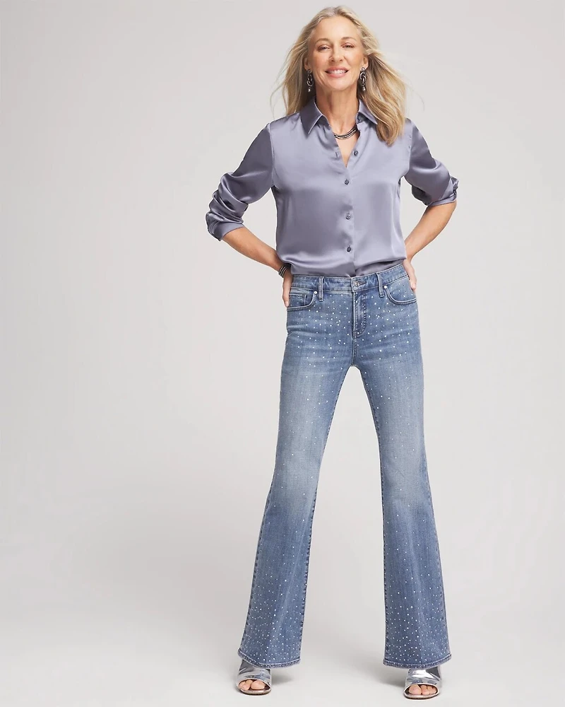 Satin High-low Tunic