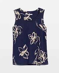 Floral Linen Tank