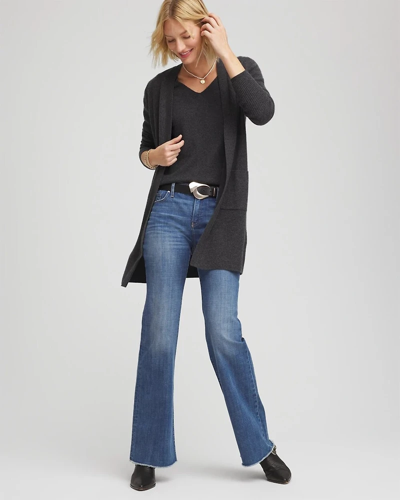 Relaxed V-Neck Cashmere Sweater