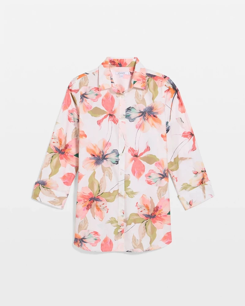 No Iron™ Stretch Croix Collage Shirt