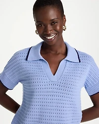 Zenergy® Luxe Pointelle Sweater