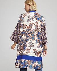 Crepe Long Printed Kimono