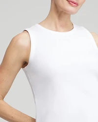 Ribbed High Neck Tank