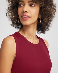 Ribbed High-Neck Tank