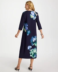 Floral Short Sleeve Maxi Dress