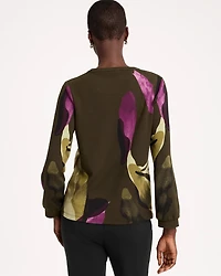 Zenergy® Soft Printed Long-Sleeve Top