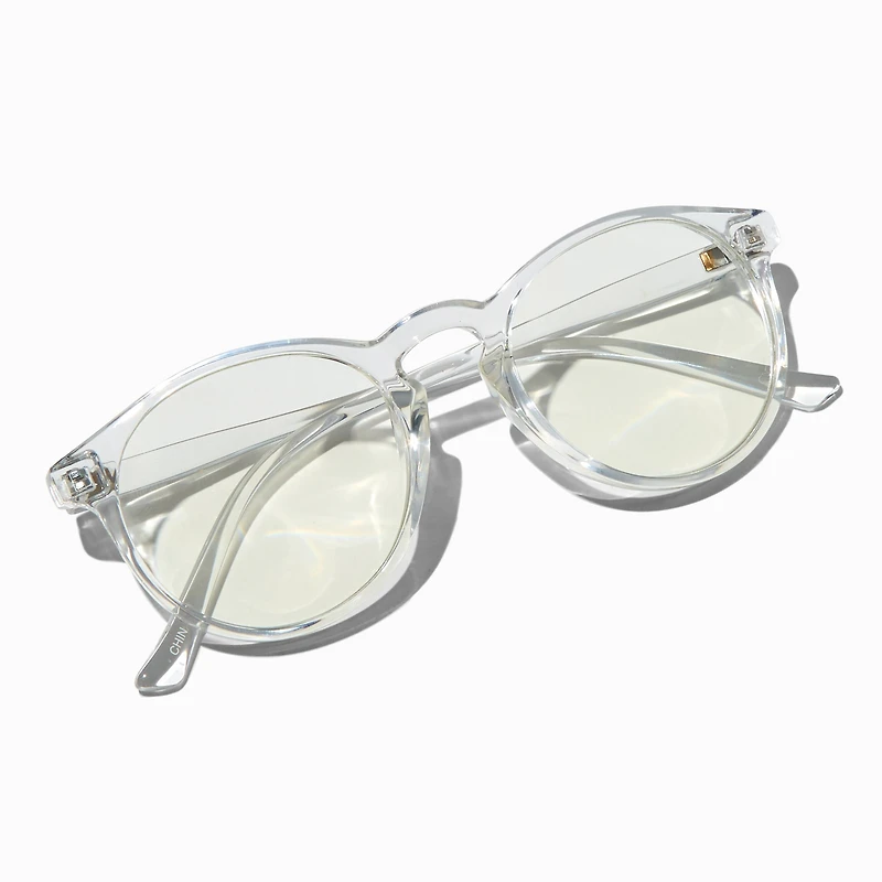 Claire's Club Clear Oval Clear Lens Frames