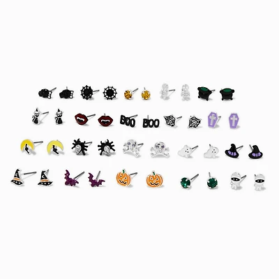 Halloween Mixed Stud Earrings - 20 Pack