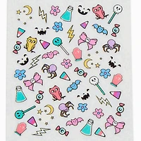 Halloween Bat Nail Polish & Sticker Set