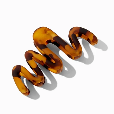 Tortoiseshell Medium Zig Zag Hair Claw