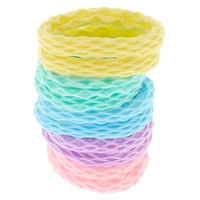 Claire's Club Pastel Honeycomb Hair Ties - 10 Pack