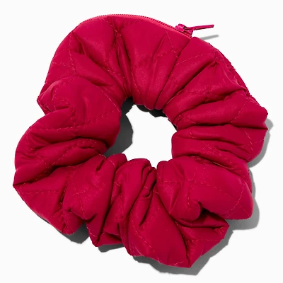Zipper Athletic Hair Scrunchie