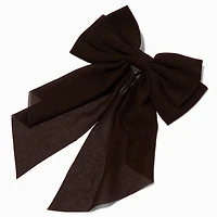 Dark Brown Hair Bow Clip