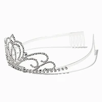 Silver Crystal Andrea Tiara