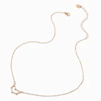 Gold-tone Zodiac Constellation Pendant Necklace - Capricorn