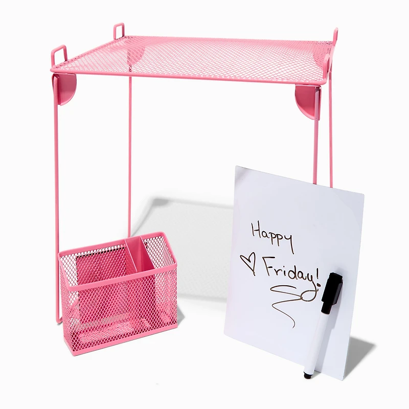 Pink Locker Organizer Set