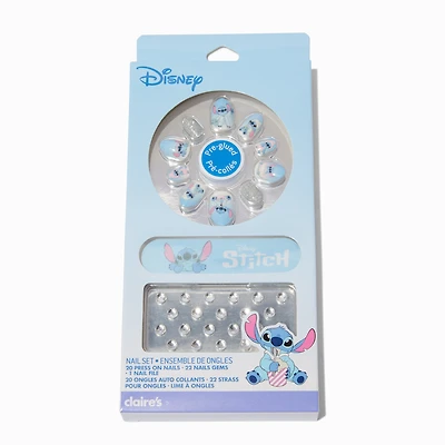 Disney Stitch Claire's Exclusive Slumber Press On Faux Nail Set - 20 Pack