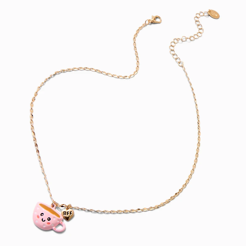 Best Friends Tea Party Pendant Necklaces - 2 Pack