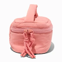 Pinky Heart Puffy Makeup Bag